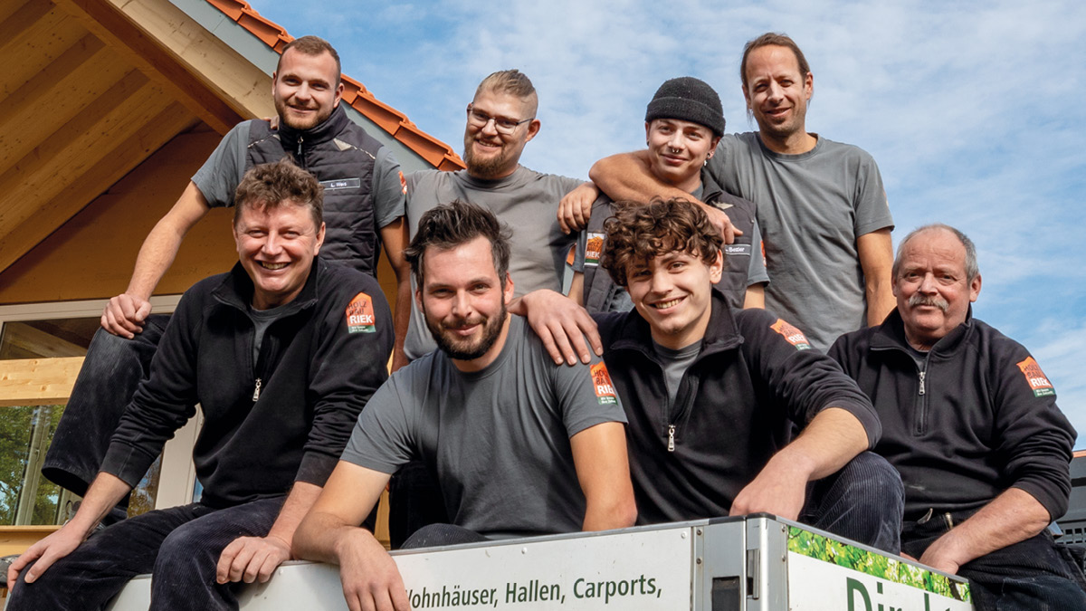 Team Riek - Holzbau Riek - Ausbildung Zimmerer*in